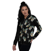 Sunset Moth Unisex Bomber Jacket